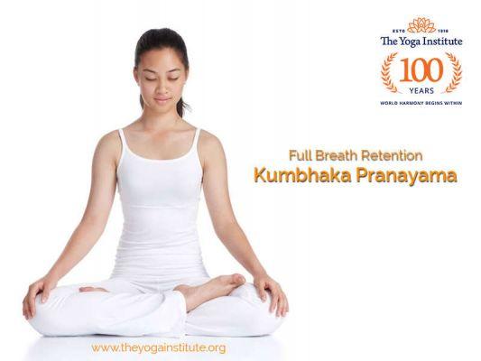 Kumbhaka Pranayama: Retención de la respiración